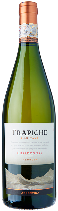 Garrafa TRAPICHE OAK CASK CHARDONNAY branco 2016